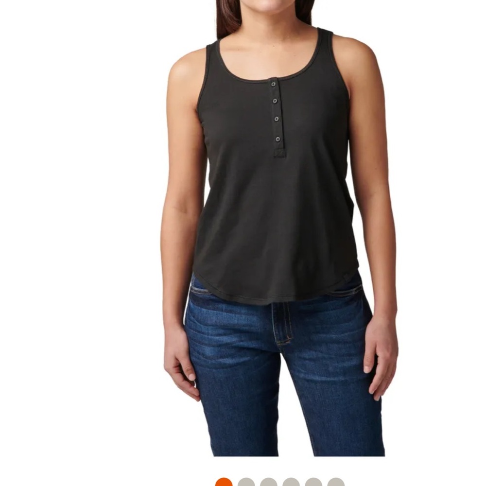 Bundle of 2 5.11 Tactical Black and Orange Tank Tops